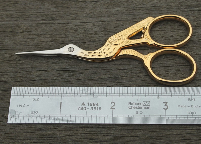 Stork Scissors for lacemaking and embroidery image 4