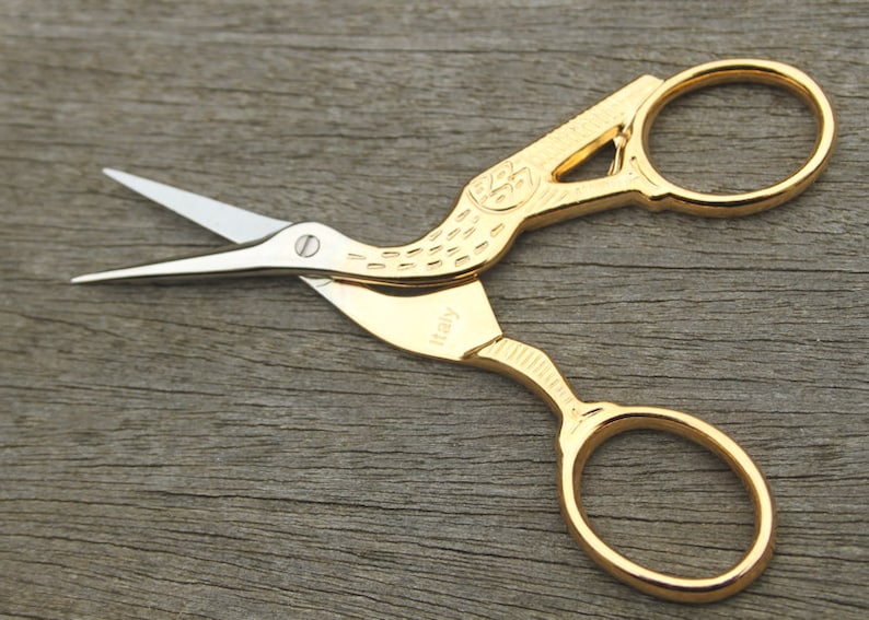 Stork Scissors for lacemaking and embroidery image 1