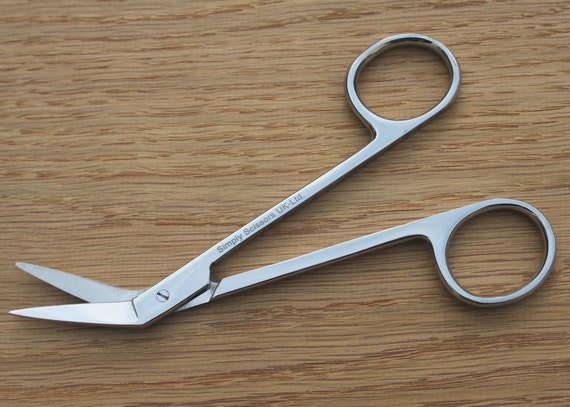 Scissors for Hardanger Embroidery - angled for cutting threads