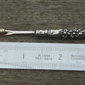 Seam Ripper with Pewter Floral Handle image 4