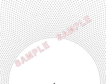 Plotadots - set of six grids - Semi Circular Grids