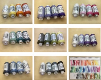 Set of Four Barkonie Linen Lacemaking Threads 50/2