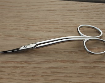 Scissors for lacemaking and embroidery - double curved, ideal for machine embroidery