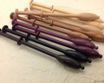 Mixed Woods - Ten Binche Lace Bobbins