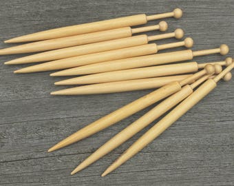 Pack of Ten Honiton Lace Bobbins