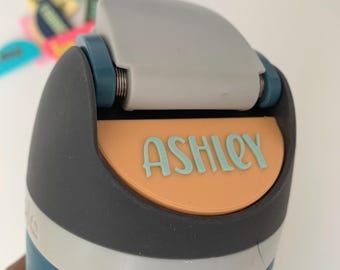 Owala accessory, Owala Free sip lid, Owala nameplate, cup accessory, water bottle identifier, Owala name tag, DDP