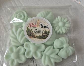 Pastillas de cera aromáticas con temática de bosque salvaje de Pick & Wick