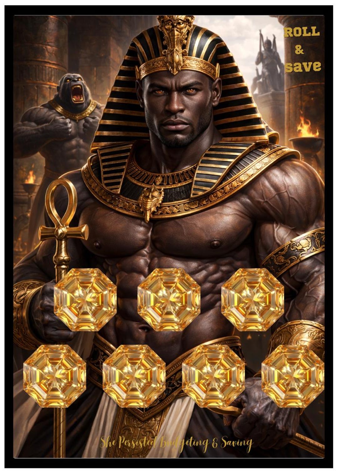 The Divine Nine Alpha Fraternity - Savings Challenges - Etsy