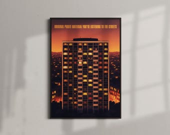 Lámina The Streets / Arte mural tipográfico musical de Mike Skinner (A4-A0)