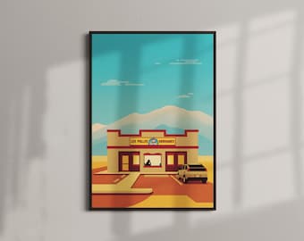 Lámina decorativa de Breaking Bad / Fan art de la serie de televisión (A4-A0)