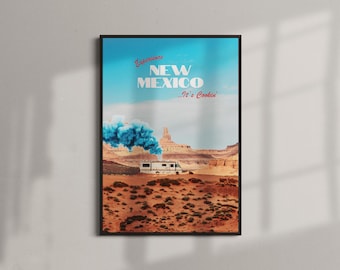 Lámina decorativa de Breaking Bad / Fan art de la serie de televisión (A4-A0)