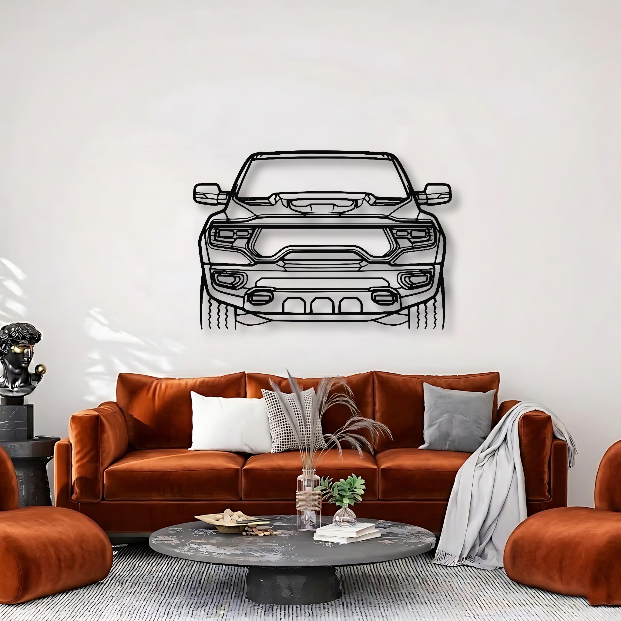 Ram Trx 2021 Car Wall Art, Metal Car Wall Decor, Gift for Car