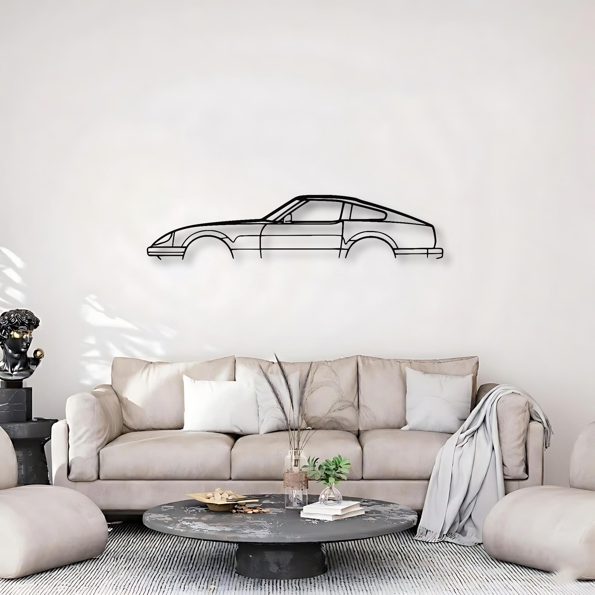 280 ZX Car Wall Art, Metal Car Wall Decor, Gift for Car Lovers