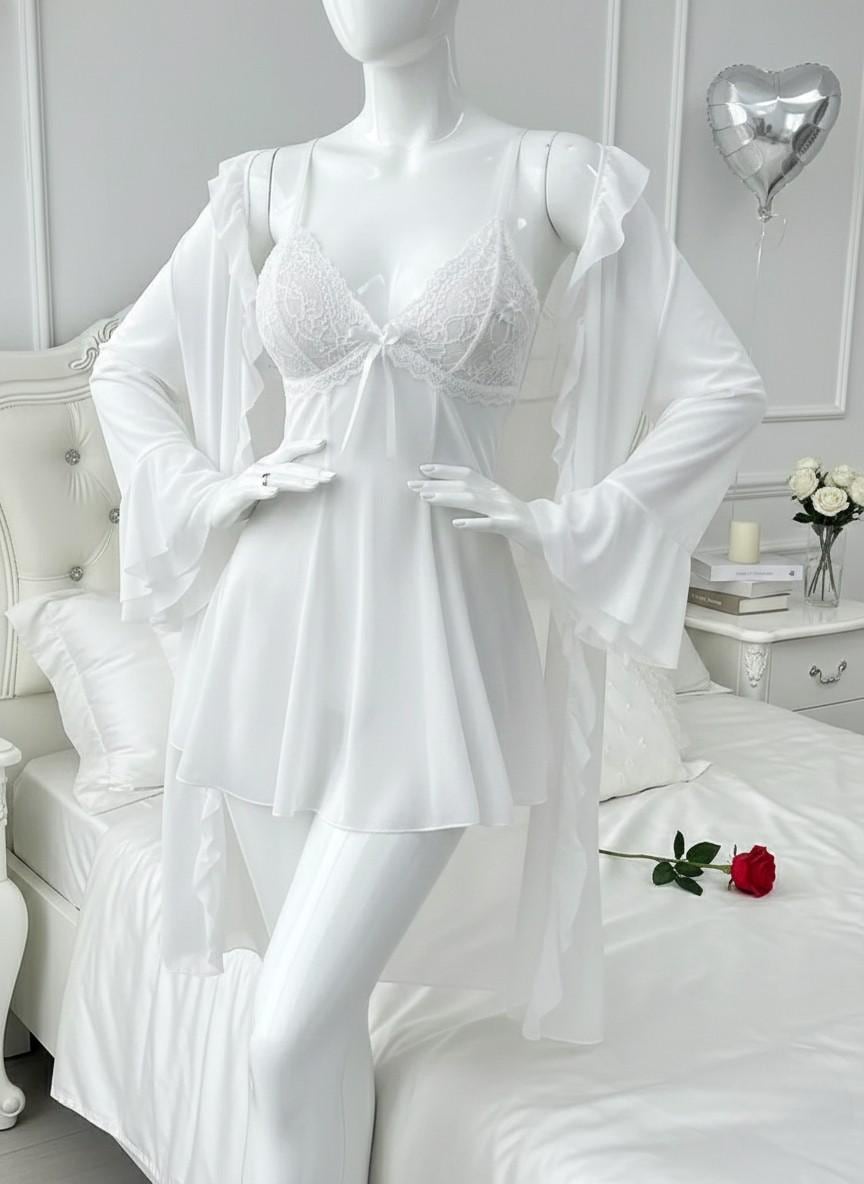 White Teddy Lingerie