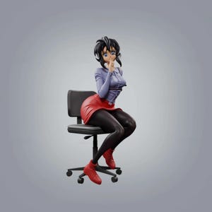 Absolute Gunsmith Racer Anime STL 3D Print Model Street Professional Figure