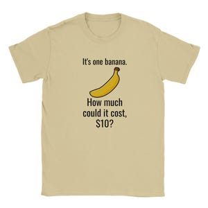 TEN DOLLAR BANANA T-Shirt - Arrested Entwicklung Fan Grafik T-Shirt - Lucille Bluth ikonische Referenz