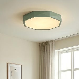 Skandinavische Geometrische Decken Licht Oberfläche Montiert Helle Kinderzimmer Leuchte Premium Innen Beleuchtung Acryl Diffusor Schirm Groß