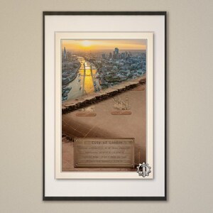 London Torn Map – City Poster (Digital Art)