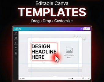 Canva Social Media Templates Bundle | Instagram Posts, Stories, Reels Covers (Digital Download)