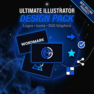 Adobe Illustrator Assets Bundle | Editable Vectors, Icons, Patterns, Logos (AI Files)