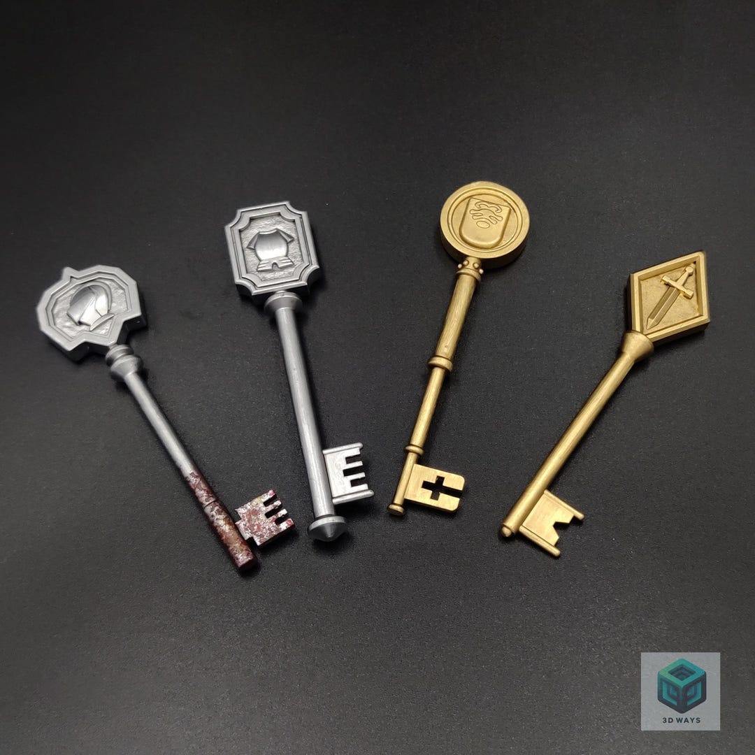 Relic House Key Resident Evil 1 Remake Spencer Mansion Key Set - Etsy