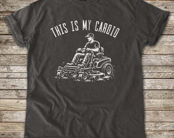 Questa è la mia maglietta da papà cardio, un regalo divertente per la festa del papà, con colori comodi.