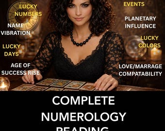 Personalized Numerology Reading | Life Path, Destiny Numbers, Spiritual Guidance (PDF)