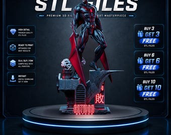 Figurka Cyber Vigilante STL do druku 3D z żywicy | Model wstępnie obsługiwany + bez wsparcia