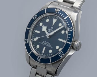 Refurbishtudor Black Bay 58 Blauw 79030B Staal