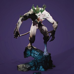 Joker Absolute STL Statue for Resin 3D Printing | Presupported + No Support Model