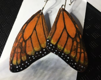 Butterfly Monarch Earrings Monarch Migration Magical Bohemian Woodland Earrings