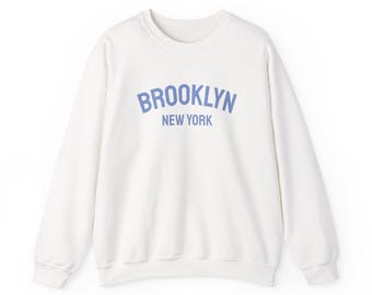 Brooklyn New York Crewneck Souvenir Sweatshirt City Pride Pullover