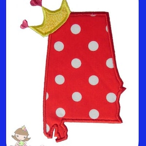 Alabama Princess Applique design