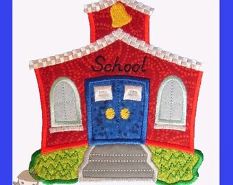 School House Applique design