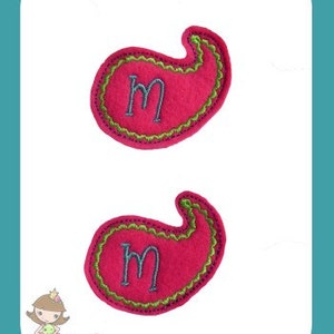Paisley feltie design