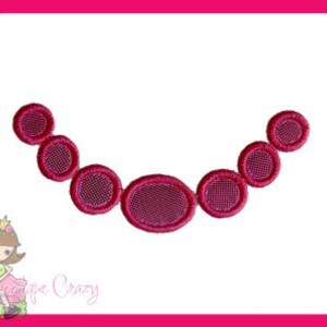 Pearl Necklace Applique design