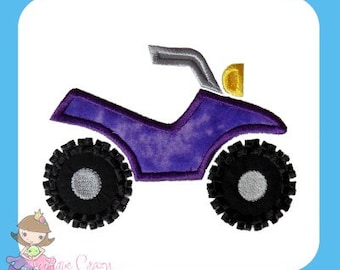 4 Wheeler Applique design