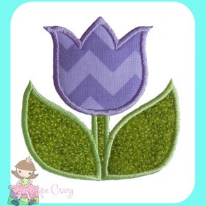 Diseño de apliques de tulipán