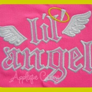 LiL' Angel Applique design 画像 1