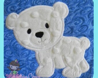 Polar Bear Applique design