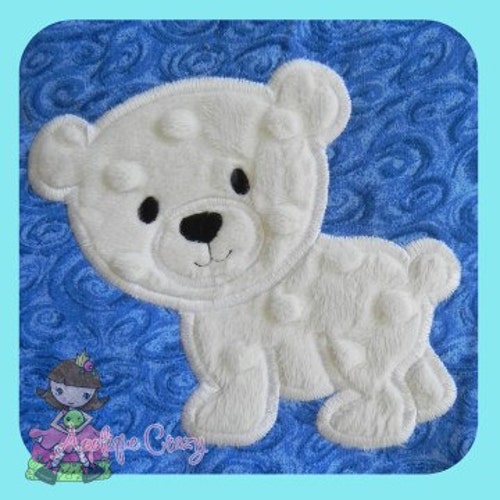 Bear Digital Machine Embroidery Applique Design 4 Sizes Bear Etsy