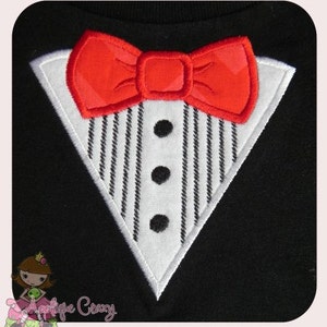 Tuxedo applique design