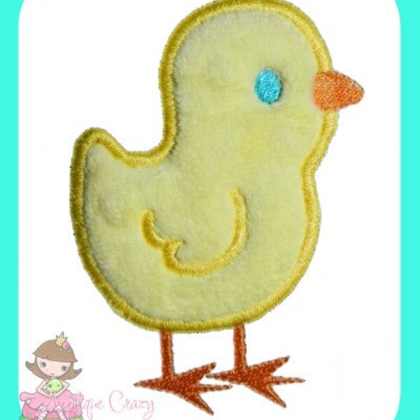 Chick Applique Etsy