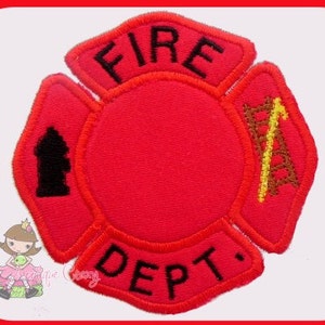 Brandweerbadge Appliqué