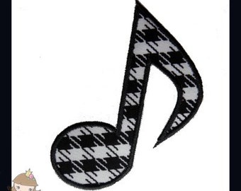 Music Note 1 Applique design