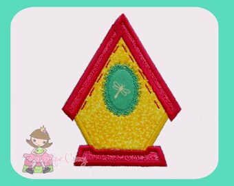 Bird house Applique design