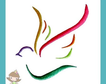 Dove embroidery design design