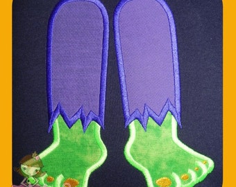 Monster Feet  Applique design