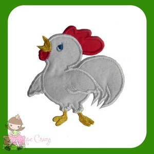 Barnyard Rooster Applique design