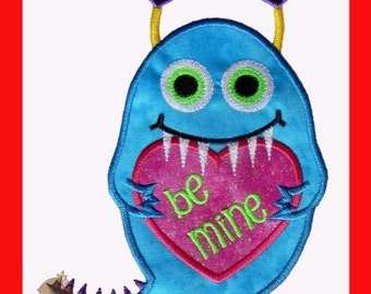 Little Love Monster applique design